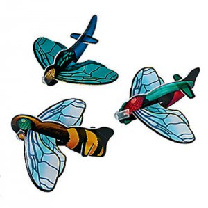 Bug Foam Flying Gliders, pk/12
