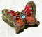 Ruby Red Enamel Butterfly Jewel Box