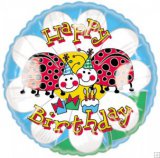 Party Ladybugs Birthday Balloon