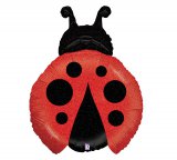 Ladybug Shaped Mylar Balloon