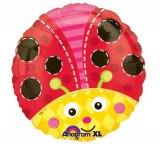Cute Ladybug Round Foil Balloon