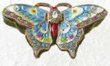 Blue Butterfly Jewel Box