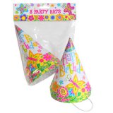 Spring Butterfly Party Hats, pk/8