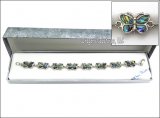 Abalone Butterfly Link Bracelet