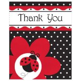 Ladybug Fancy Thank-you Notes