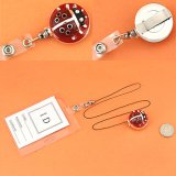 Ladybug ID Holder with Extending Cord