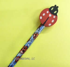 Lucky Ladybug Pencil with Ladybug Topper