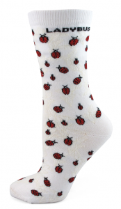 Ladybugs Leaves Socks