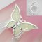 Inlaid Shell Butterfly Stretch Ring