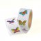 Roll of 100 Butterfly Stickers