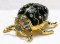 Black Beetle Enameled Jewel Box