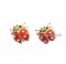 Enamel & Crystal Ladybug Earrings