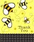 Buzzy Bumblebee Thank-You Cards, pk/8
